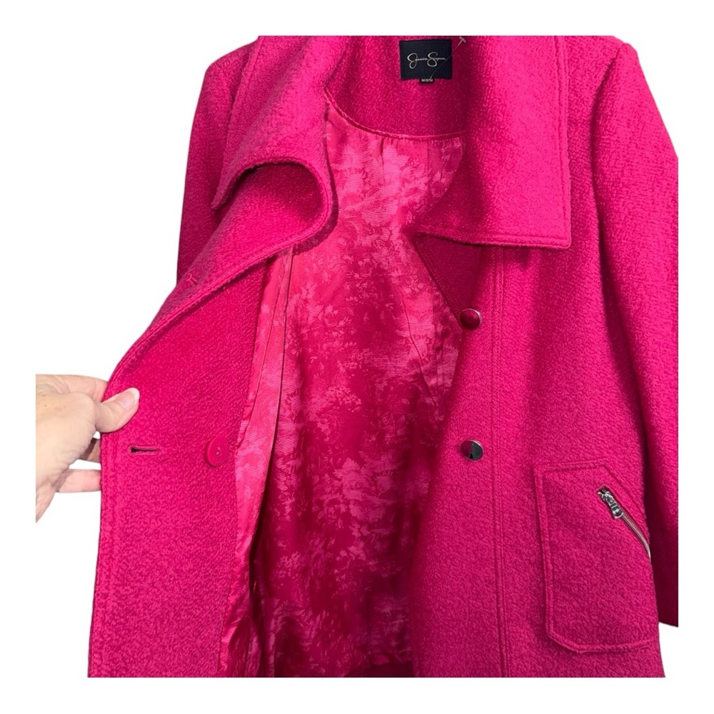 Jessica Simpson (NWOT) Wool Blend Coat, Size Medium - Picture 3 of 12
